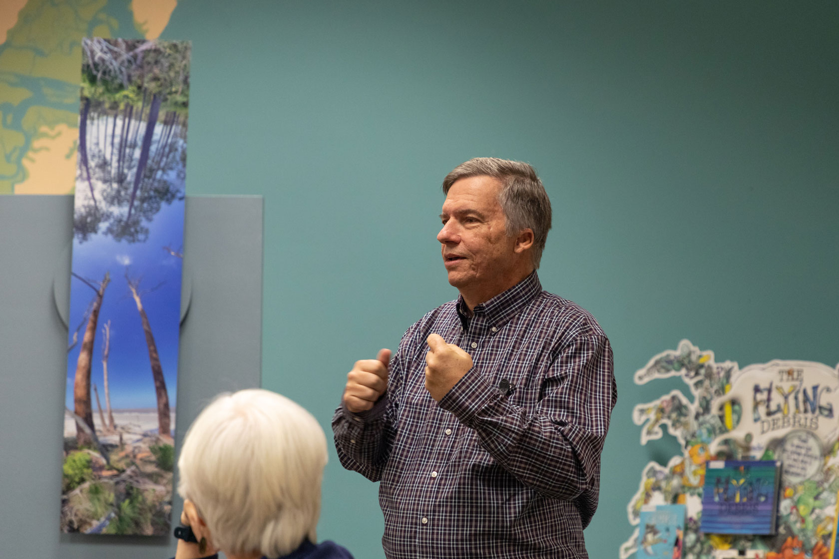 a man talks to a group